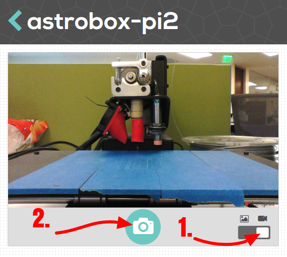 live video streaming on astroprint