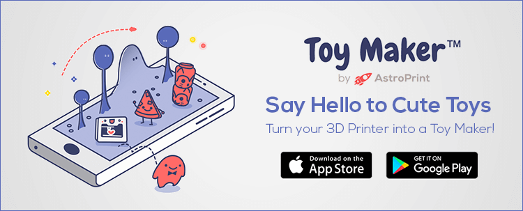 Toy Maker App for Android and iOS: 3D Print Toys at home