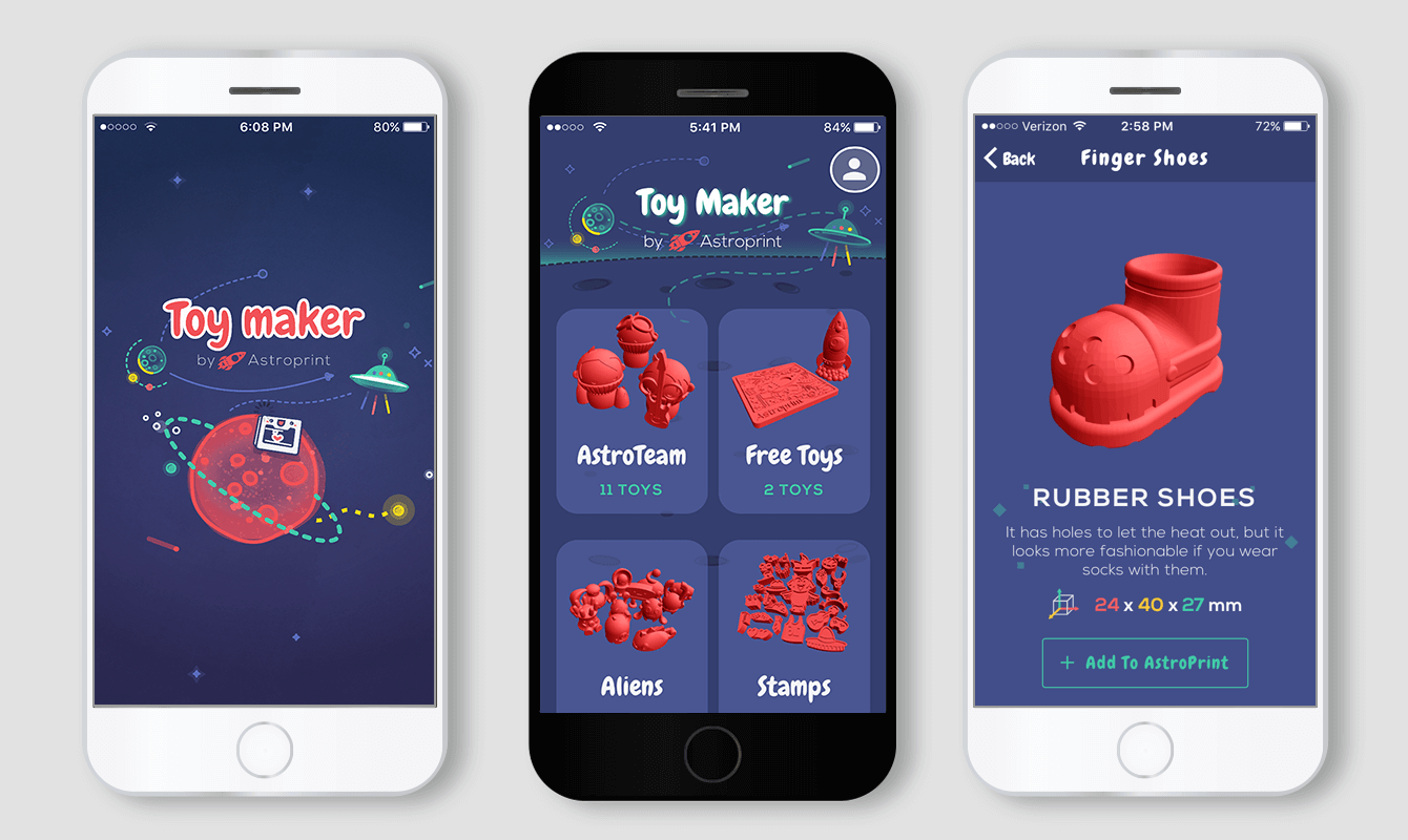 Toy Maker: An easy way for children to print toys (and learn 3D Printing) at home
